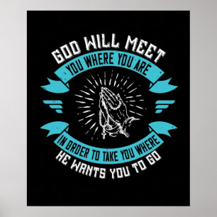 Religie - God Is Allerhoogst In Ons Poster
