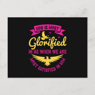 Religie - God Is Het Meest Verheerlijkt In Ons Briefkaart