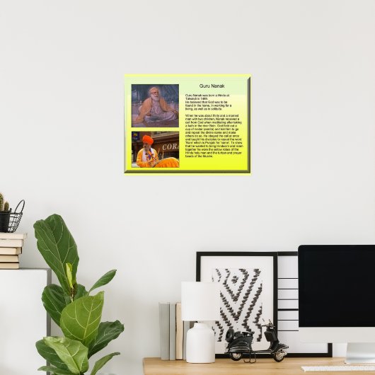 Religie, Guru Nanak Poster (Thuiskantoor)