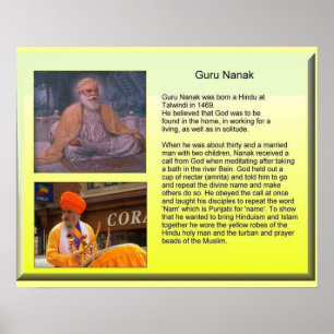 Religie, Guru Nanak Poster