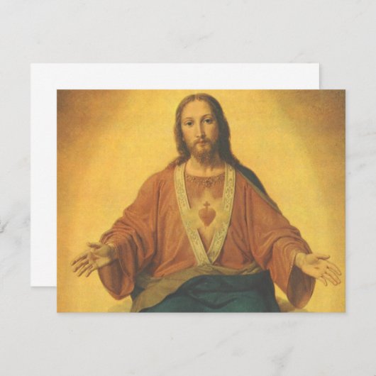  religie, heilig hart van Jezus Christus (Voorkant / Achterkant)