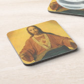  religie, heilig hart van Jezus Christus Bier Onderzetter (Linkerzijde)