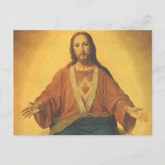  religie, heilig hart van Jezus Christus Briefkaart (Voorkant)