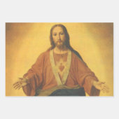 religie, heilig hart van Jezus Christus Inpakpapier Vel (Voorkant 3)