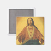  religie, heilig hart van Jezus Christus Magneet (Voorkant / Achterkant)