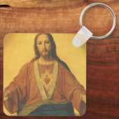  religie, heilig hart van Jezus Christus Sleutelhanger (Achterkant)