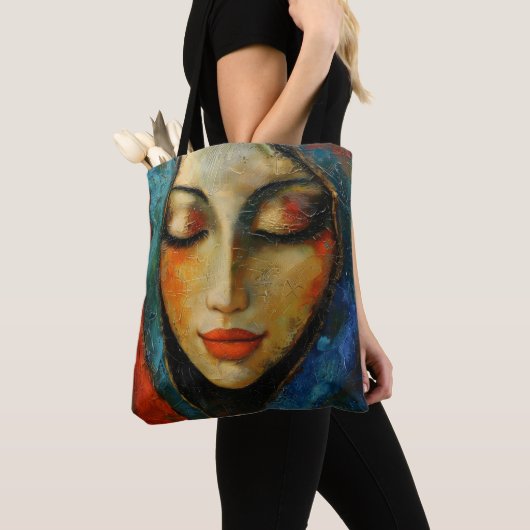 Religie Heilige Maria Tote Bag (Dichtbij)