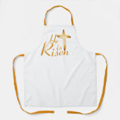 Religie Hij is Risen Chef Baker Cook Schort (Voorkant)
