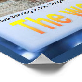 Religie, hindoeïsme, de oudste religie ter wereld poster (Hoek)