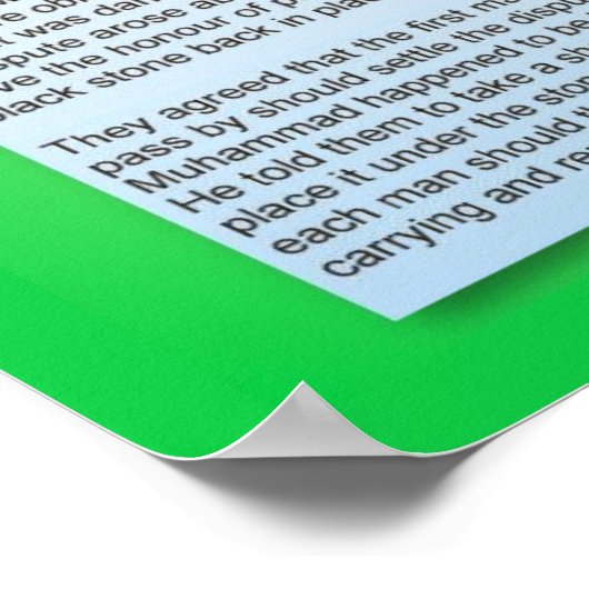 Religie, islam, Muhammad Poster (Hoek)