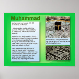 Religie, islam, Muhammad Poster