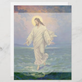  religie, Jezus Christus loopt op water (Voorkant / Achterkant)