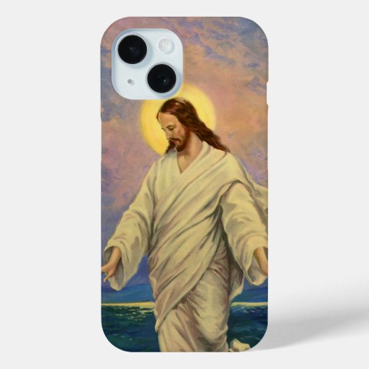  religie, Jezus Christus loopt op water Case-Mate iPhone Case (Achterkant)