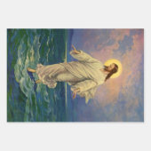religie, Jezus Christus loopt op water Inpakpapier Vel (Voorkant)