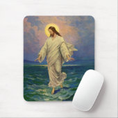  religie, Jezus Christus loopt op water Muismat (Met muis)