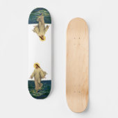  religie, Jezus Christus loopt op water Persoonlijk Skateboard (Voorkant)