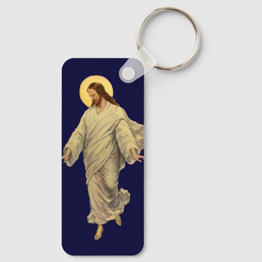  religie, Jezus Christus loopt op water Sleutelhanger (Achterkant)