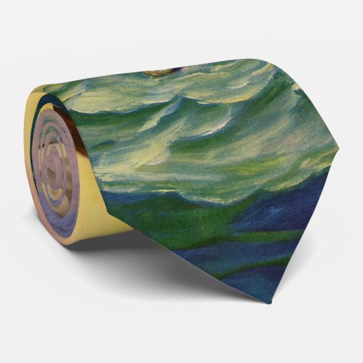 religie, Jezus Christus loopt op water Stropdas (Opgerold)