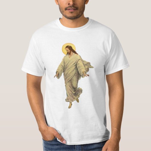  religie, Jezus Christus loopt op water T-shirt (Voorkant)