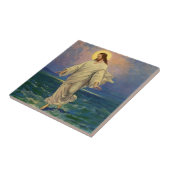 religie, Jezus Christus loopt op water Tegeltje (Zijkant)