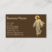 religie, Jezus Christus loopt op water Visitekaartje (Voorkant)