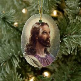  religie, Jezus Christus portret met Halo Keramisch Ornament