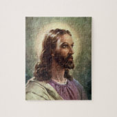  religie, Jezus Christus portret met Halo Legpuzzel (Verticaal)