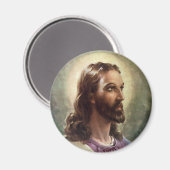  religie, Jezus Christus portret met Halo Magneet (Voorkant / Achterkant)