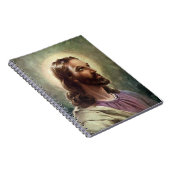  religie, Jezus Christus portret met Halo Notitieboek (Rechterzijde)