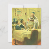  religie, jodendom, de Menorah verlicht (Voorkant)