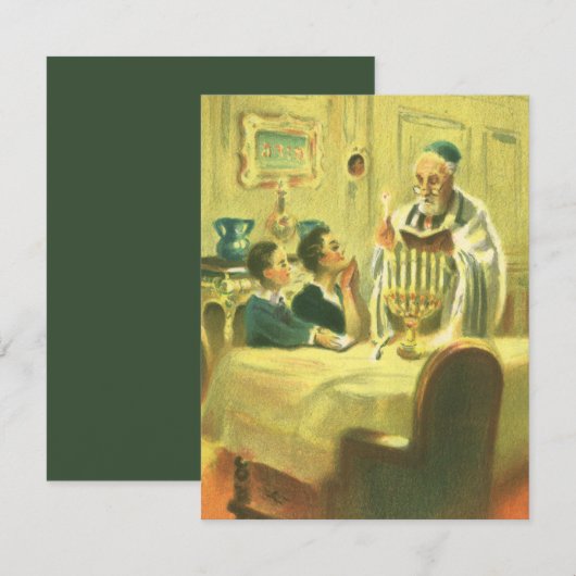  religie, jodendom, de Menorah verlicht (Voorkant / Achterkant)