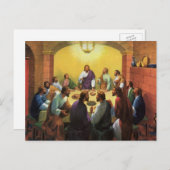 religie, laatste Super met Jezus Christus Briefkaart (Voorkant / Achterkant)