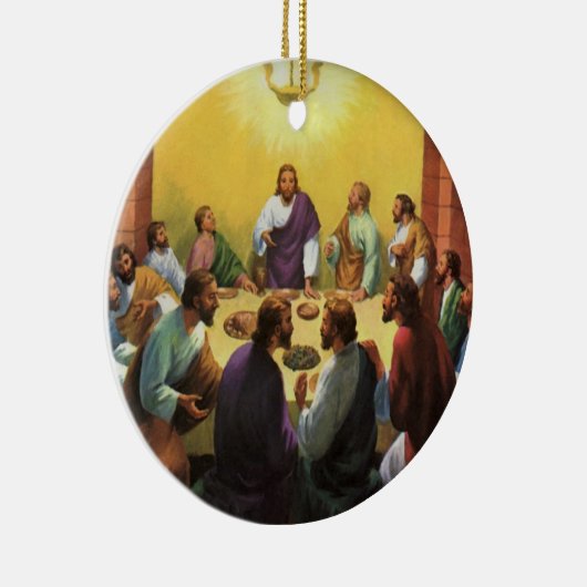  religie, laatste Super met Jezus Christus Keramisch Ornament (Rechts)