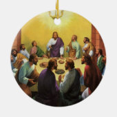  religie, laatste Super met Jezus Christus Keramisch Ornament (Achterkant)