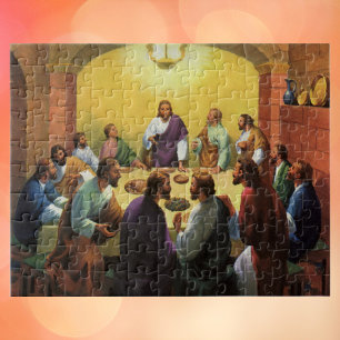 religie, laatste Super met Jezus Christus Legpuzzel