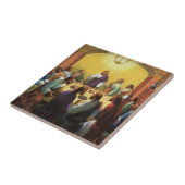 religie, laatste Super met Jezus Christus Tegeltje (Zijkant)