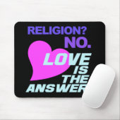 Religie & Liefde mousepad Muismat (Met muis)