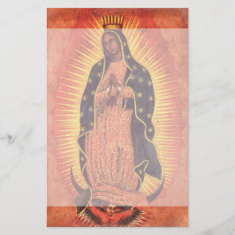  religie Maagd Mary Our Lady of Guadalupe Briefpapier