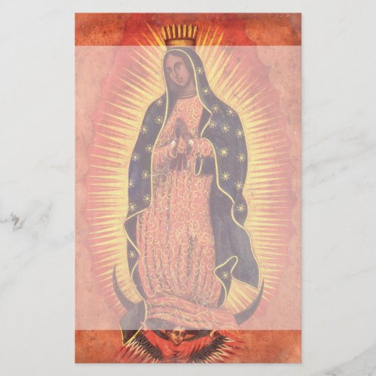  religie Maagd Mary Our Lady of Guadalupe Briefpapier (Voorkant)