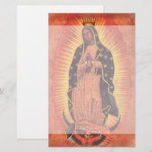  religie Maagd Mary Our Lady of Guadalupe Briefpapier (Voorkant / Achterkant)