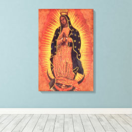  religie Maagd Mary Our Lady of Guadalupe Canvas Afdruk
