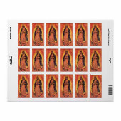  religie Maagd Mary Our Lady of Guadalupe Etiket (Full Sheet)