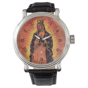  religie Maagd Mary Our Lady of Guadalupe Horloge