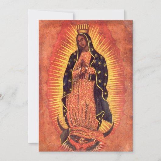  religie Maagd Mary Our Lady of Guadalupe Kaart (Voorkant)