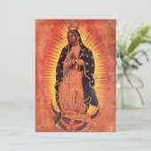  religie Maagd Mary Our Lady of Guadalupe Kaart (Staand voorkant)