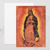  religie Maagd Mary Our Lady of Guadalupe Kaart (Voorkant / Achterkant)