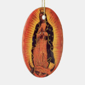  religie Maagd Mary Our Lady of Guadalupe Keramisch Ornament (Rechts)