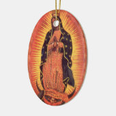  religie Maagd Mary Our Lady of Guadalupe Keramisch Ornament (Links)