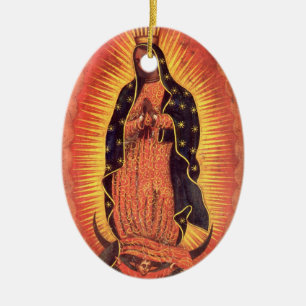  religie Maagd Mary Our Lady of Guadalupe Keramisch Ornament