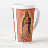 religie Maagd Mary Our Lady of Guadalupe Latte Mok (Rechterhoek)